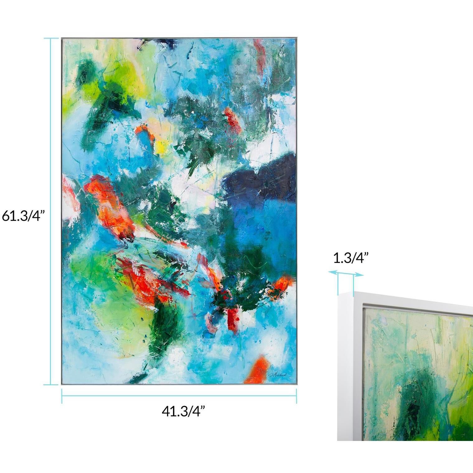 Jubilee 61.75 X 41.75 inch Hand Painted Canvas